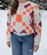 Charger l'image dans la galerie, baba, vêtement fait main, quebec, artisan, local, mode consciente, quilt, printemps, crewneck