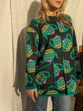 Load image into Gallery viewer, Baba, printemps, vêtement fait main, artisan, quebec, éco conscient, mode, manteau, reversible