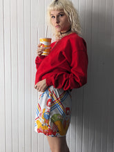 Load image into Gallery viewer, Baba, petit couture, boxer, pyjama, unisexe, vêtement fait main, artisan, québec, local, vintage, st-valentin, mcdo