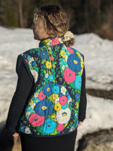 Load image into Gallery viewer, baba, vêtement fait main, quebec, artisan, local, mode consciente, printemps, veste, floral