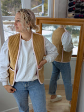 Load image into Gallery viewer, baba, vêtement fait main, quebec, artisan, local, mode consciente, printemps, veste, revesible