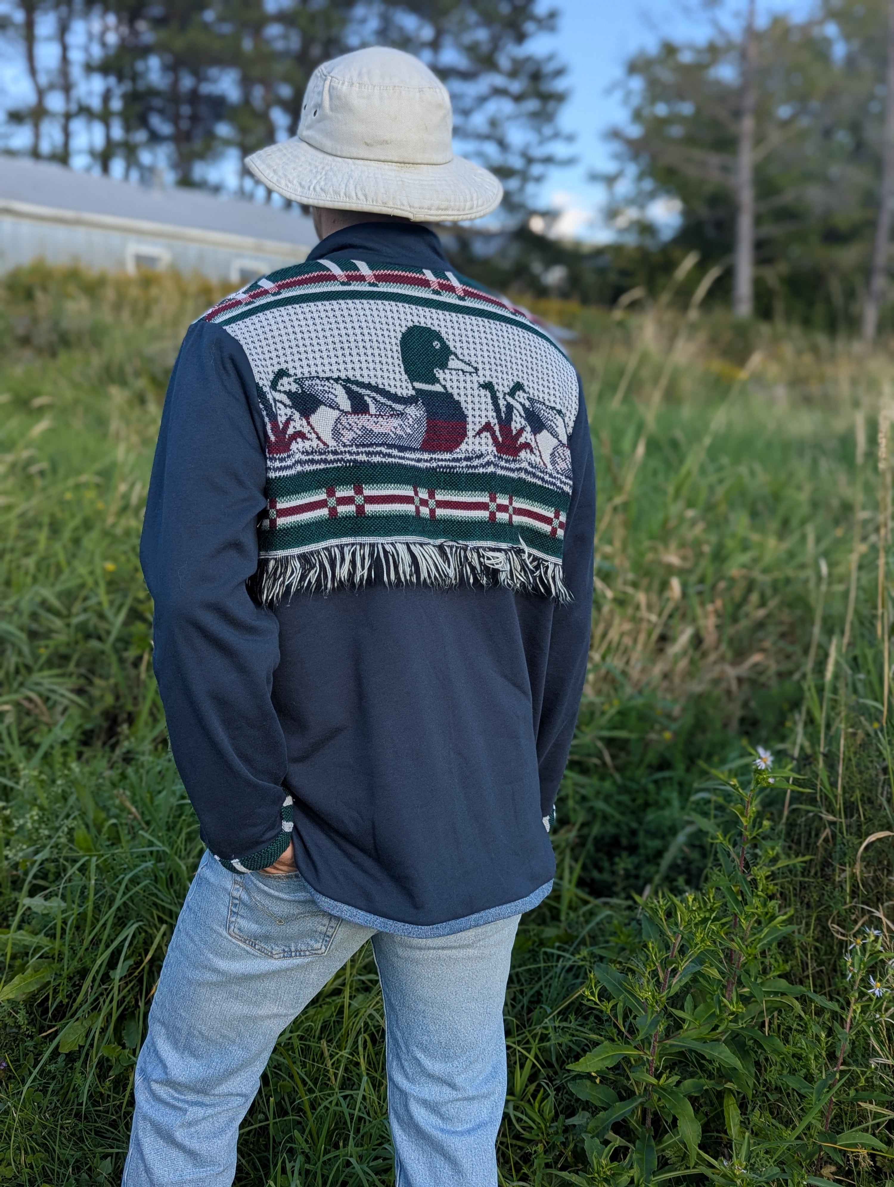 baba, vêtement fait main, mode consciente, artisan, québec, côte de beaupré, automne, fleece