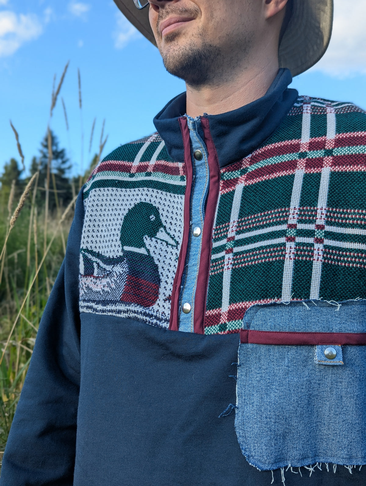 baba, vêtement fait main, mode consciente, artisan, québec, côte de beaupré, automne, fleece