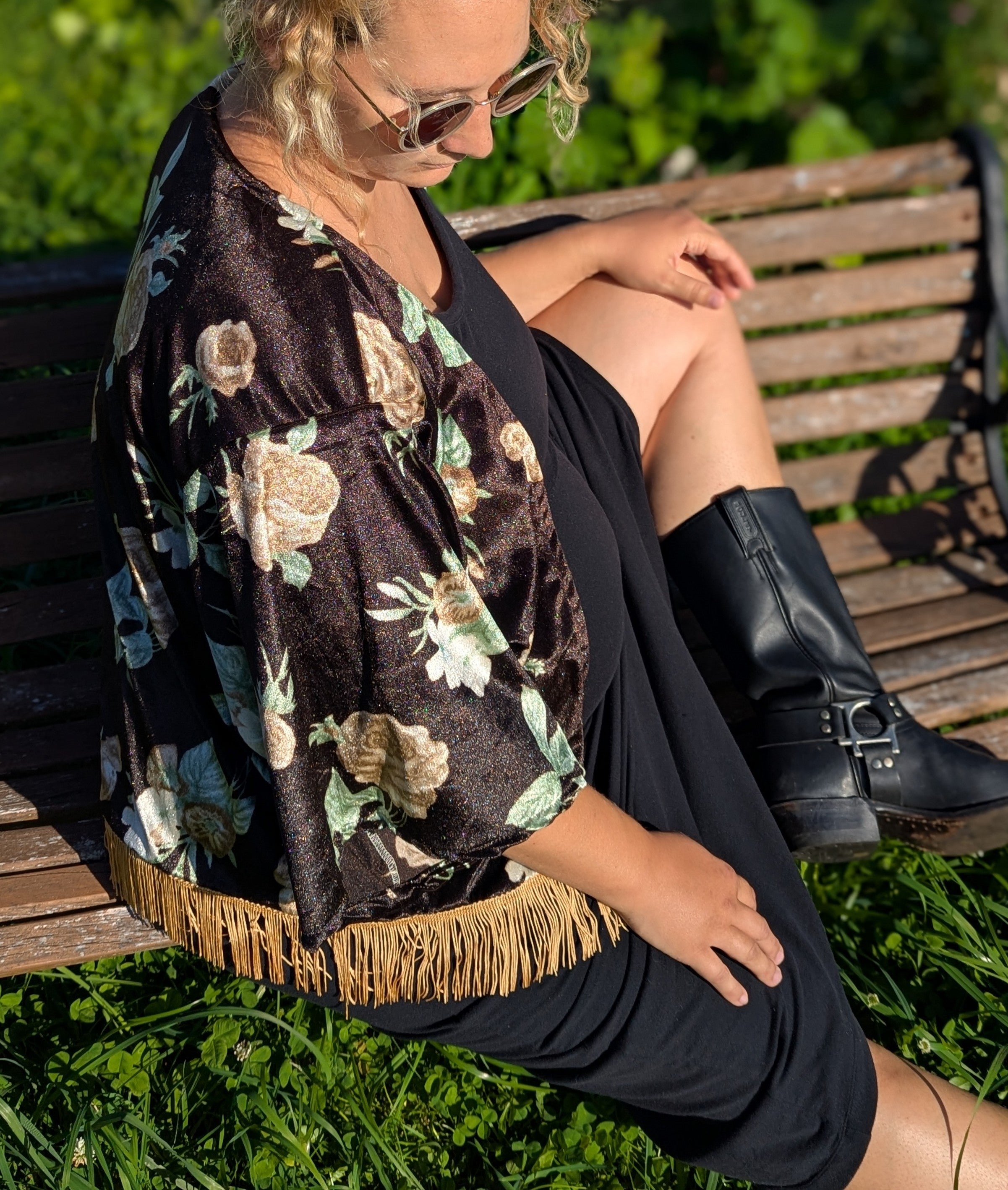 baba, vêtement fait main, mode consciente, artisan, québec, côte de beaupré, automne, kimono