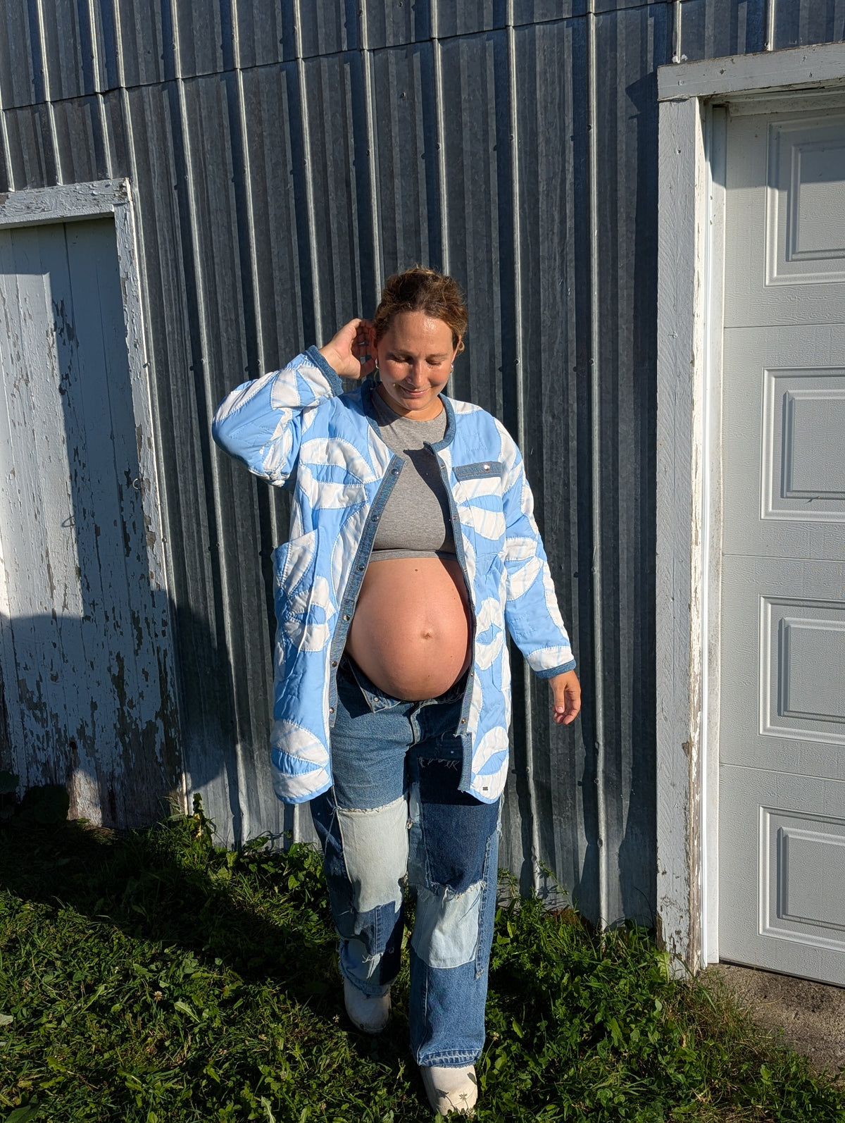 baba, vêtement fait main, mode consciente, artisan, québec, côte de beaupré, automne, manteau