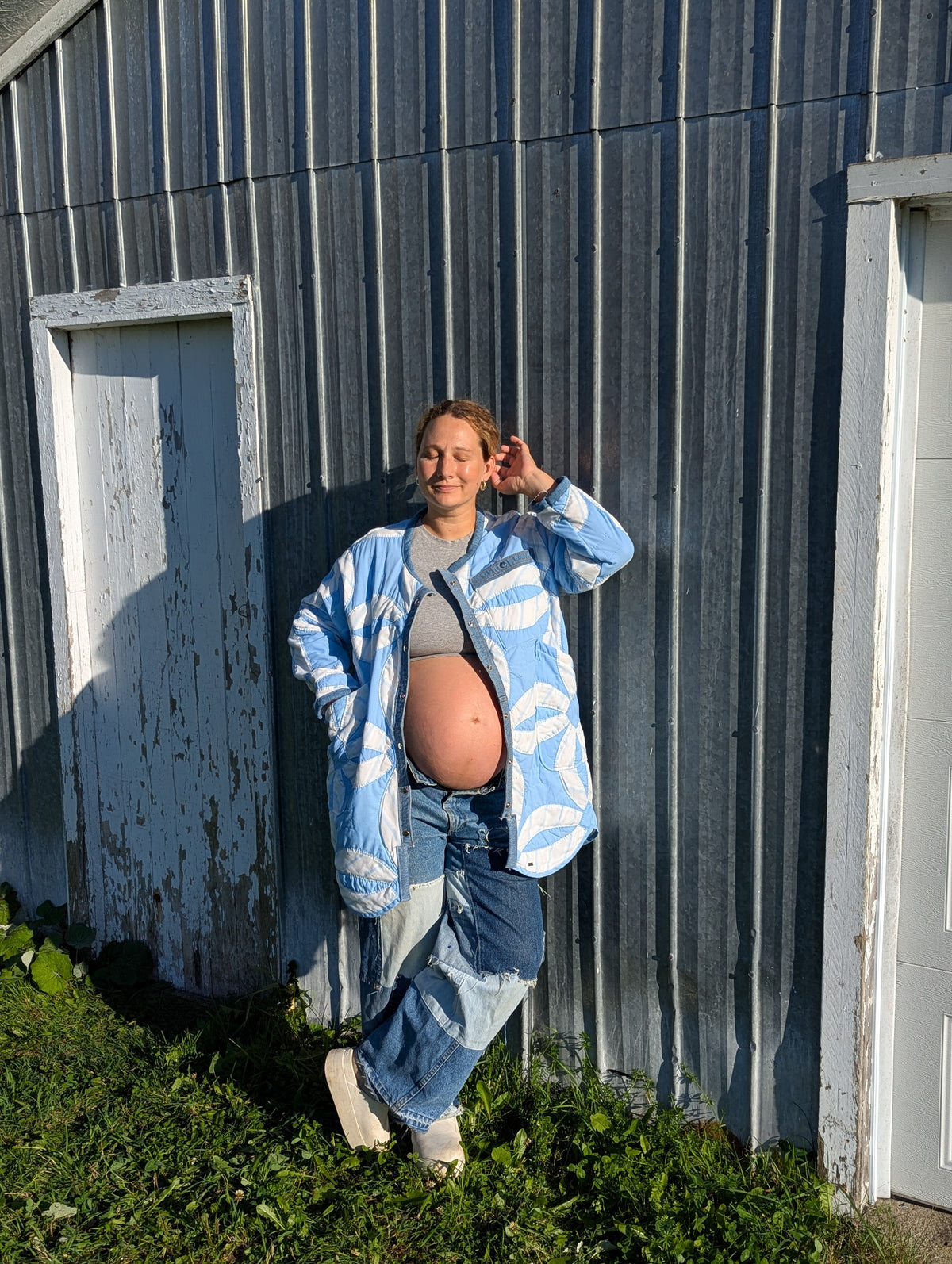 baba, vêtement fait main, mode consciente, artisan, québec, côte de beaupré, automne, manteau