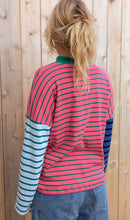 Load image into Gallery viewer, Chandail rayé color block
