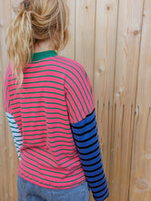 Load image into Gallery viewer, Chandail rayé color block
