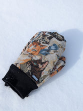 Load image into Gallery viewer, baba vêtement fait main, artisan, local, mitaine, minou, vintage
