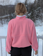 Load image into Gallery viewer, baba vêtement fait main, artisan, local, fleece, rose
