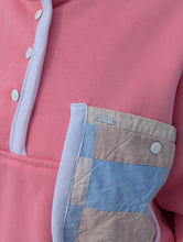 Load image into Gallery viewer, baba vêtement fait main, artisan, local, fleece, rose
