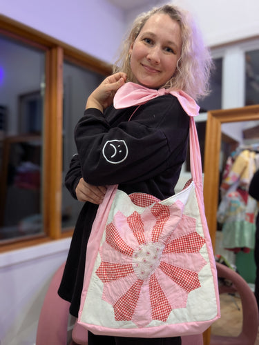 baba, vêtement fait main, quebec, artisan, local, mode consciente, quilt, printemps, sac