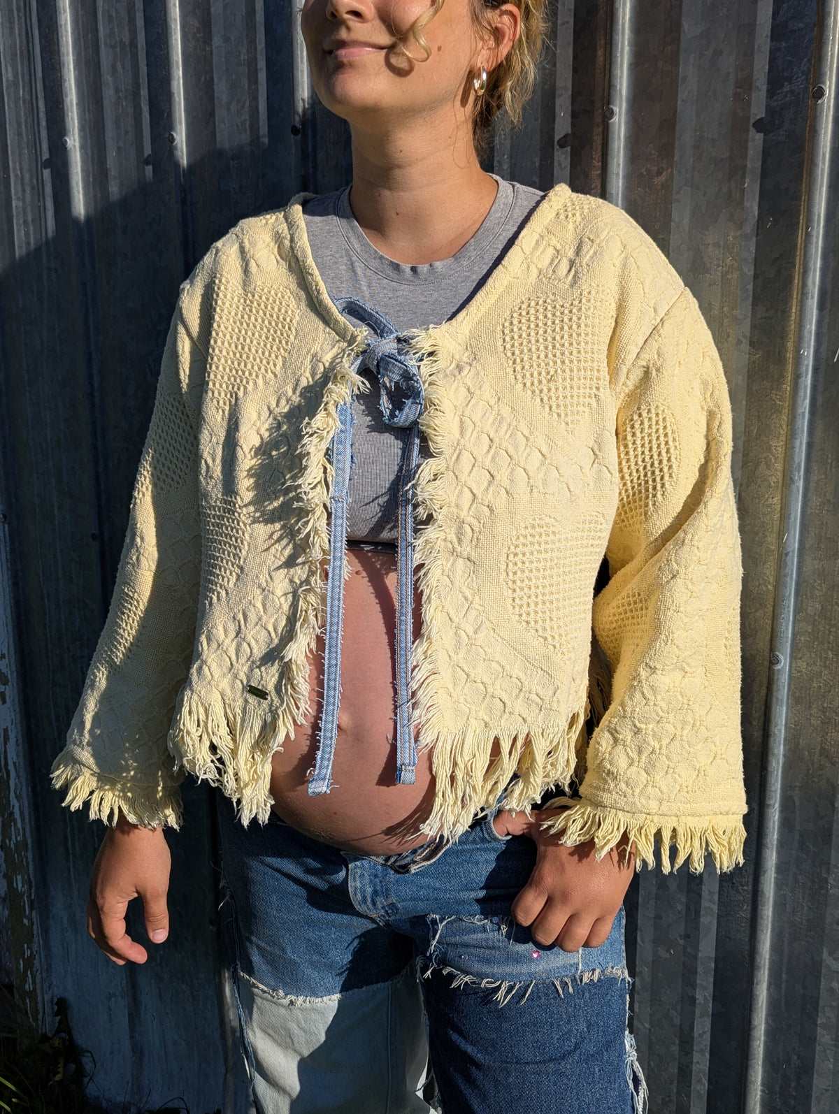 baba, vêtement fait main, mode consciente, artisan, québec, côte de beaupré, automne, veste