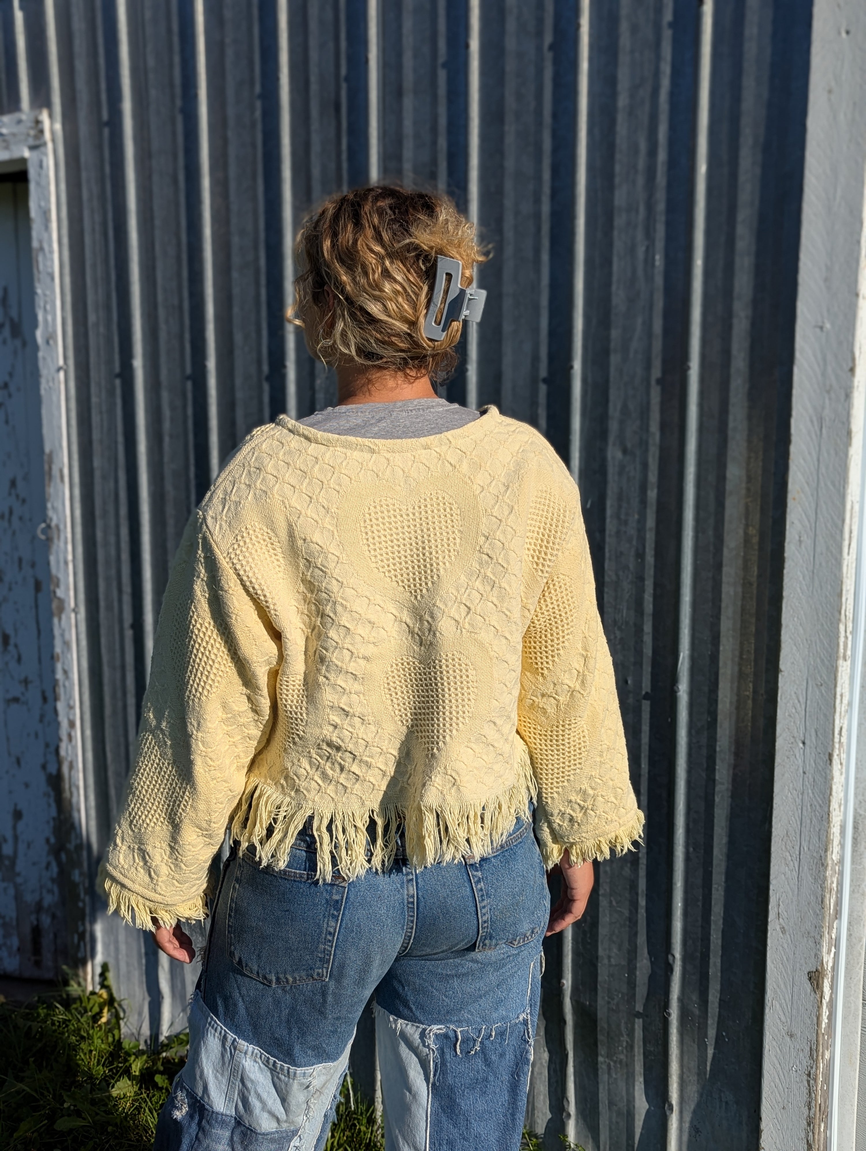 baba, vêtement fait main, mode consciente, artisan, québec, côte de beaupré, automne, veste