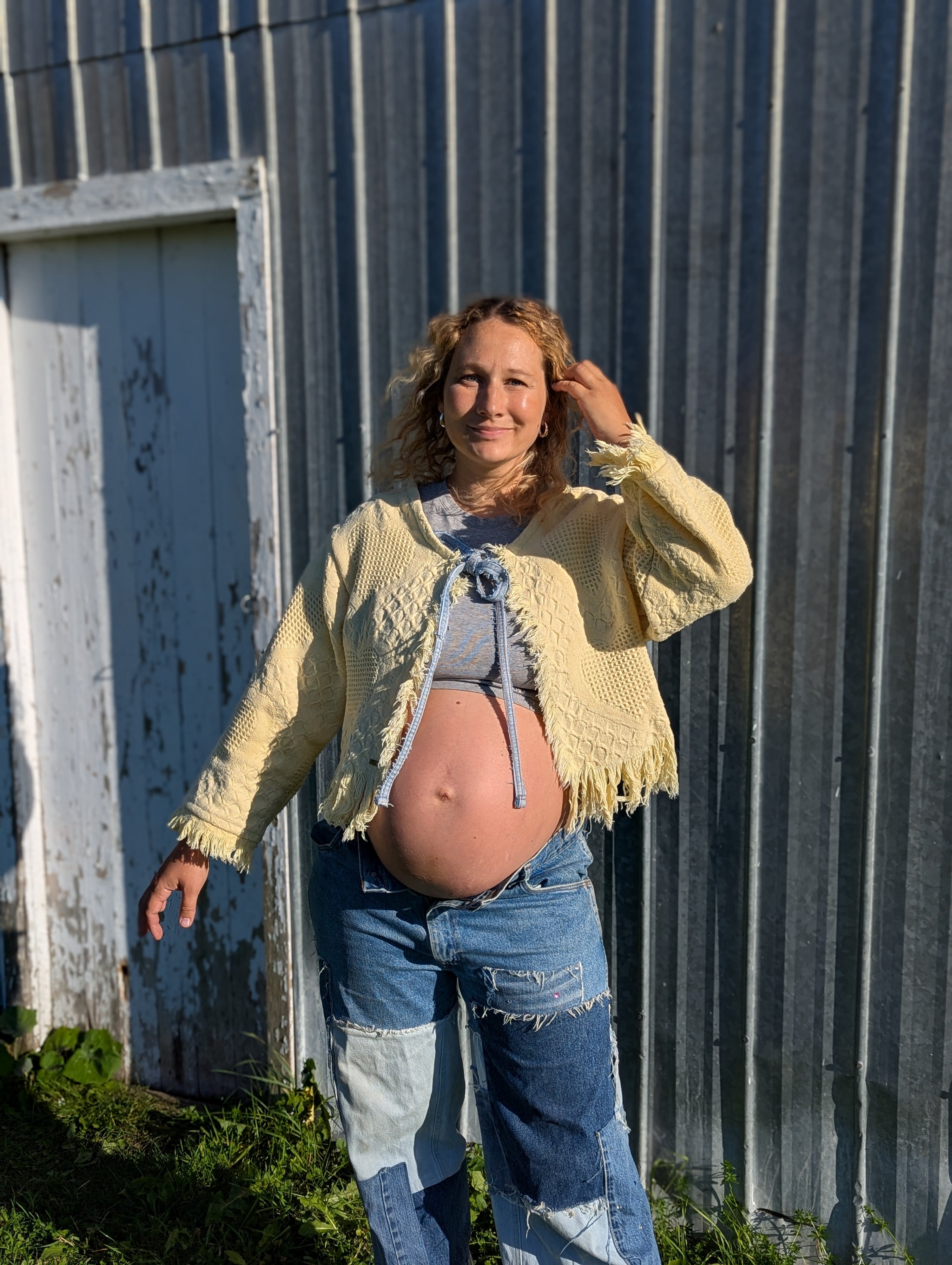baba, vêtement fait main, mode consciente, artisan, québec, côte de beaupré, automne, veste
