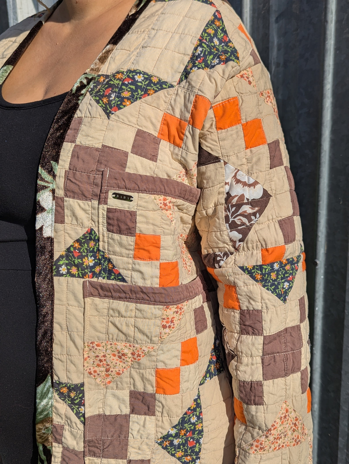 baba, vêtement fait main, mode consciente, artisan, québec, côte de beaupré, automne, veste