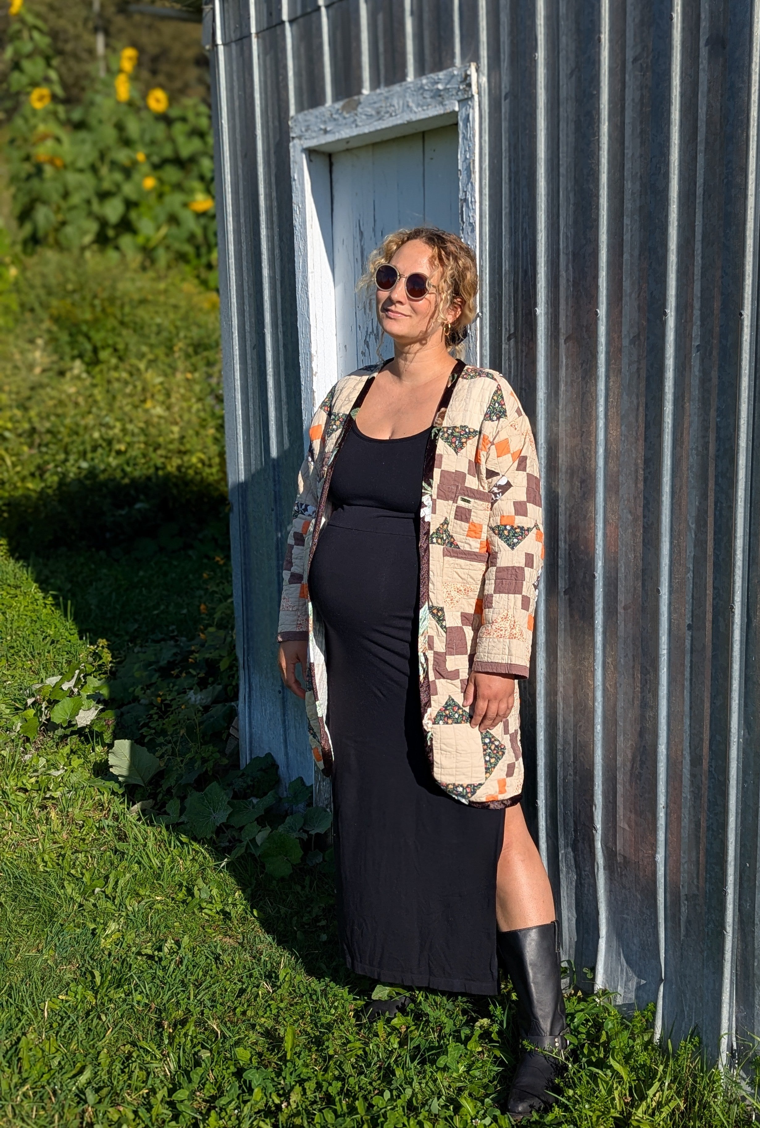 baba, vêtement fait main, mode consciente, artisan, québec, côte de beaupré, automne, veste