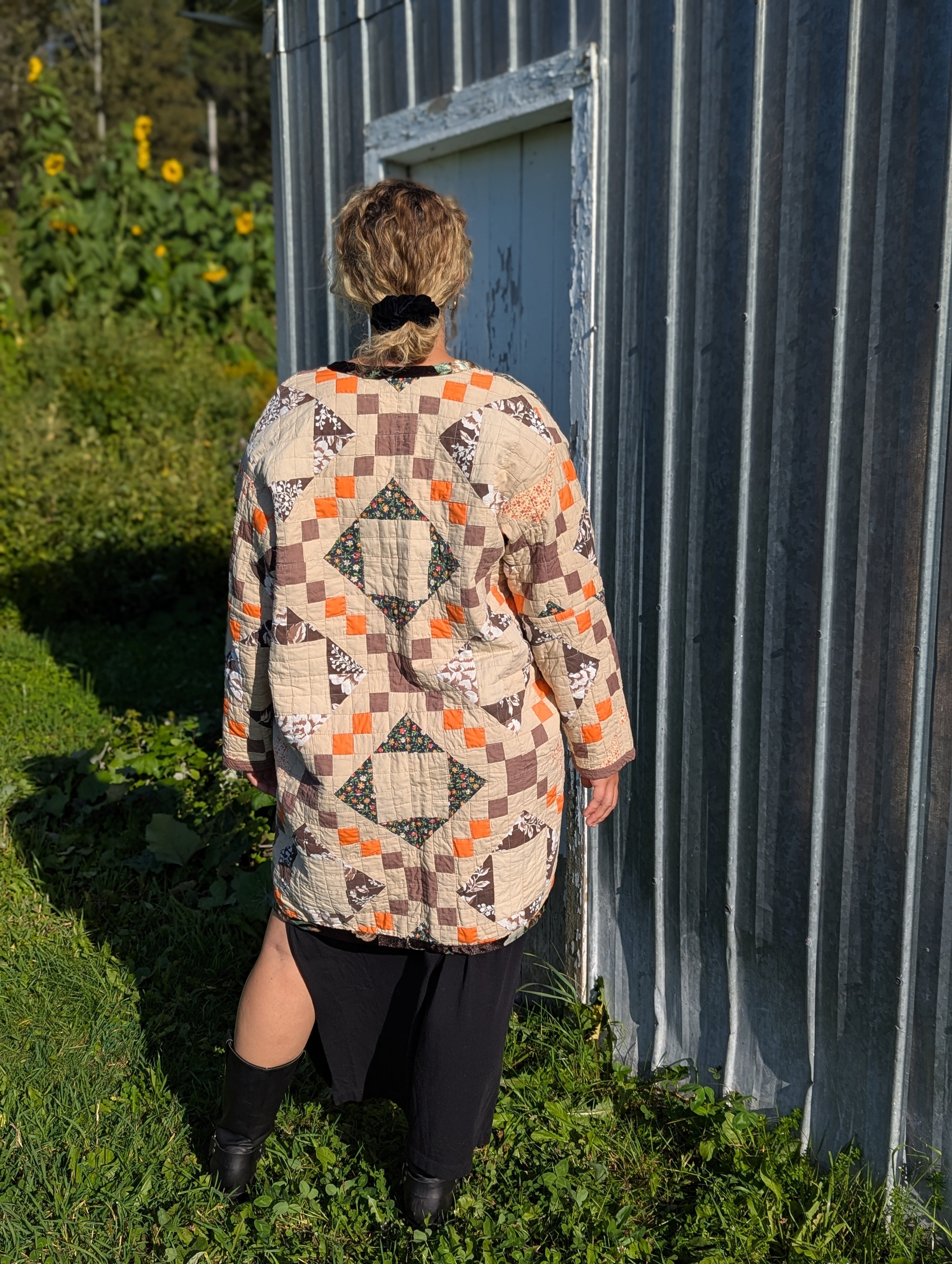 baba, vêtement fait main, mode consciente, artisan, québec, côte de beaupré, automne, veste