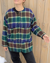 Charger l&#39;image dans la galerie, baba, vêtement fait main, quebec, artisan, local, mode consciente, veste, laine, tartan
