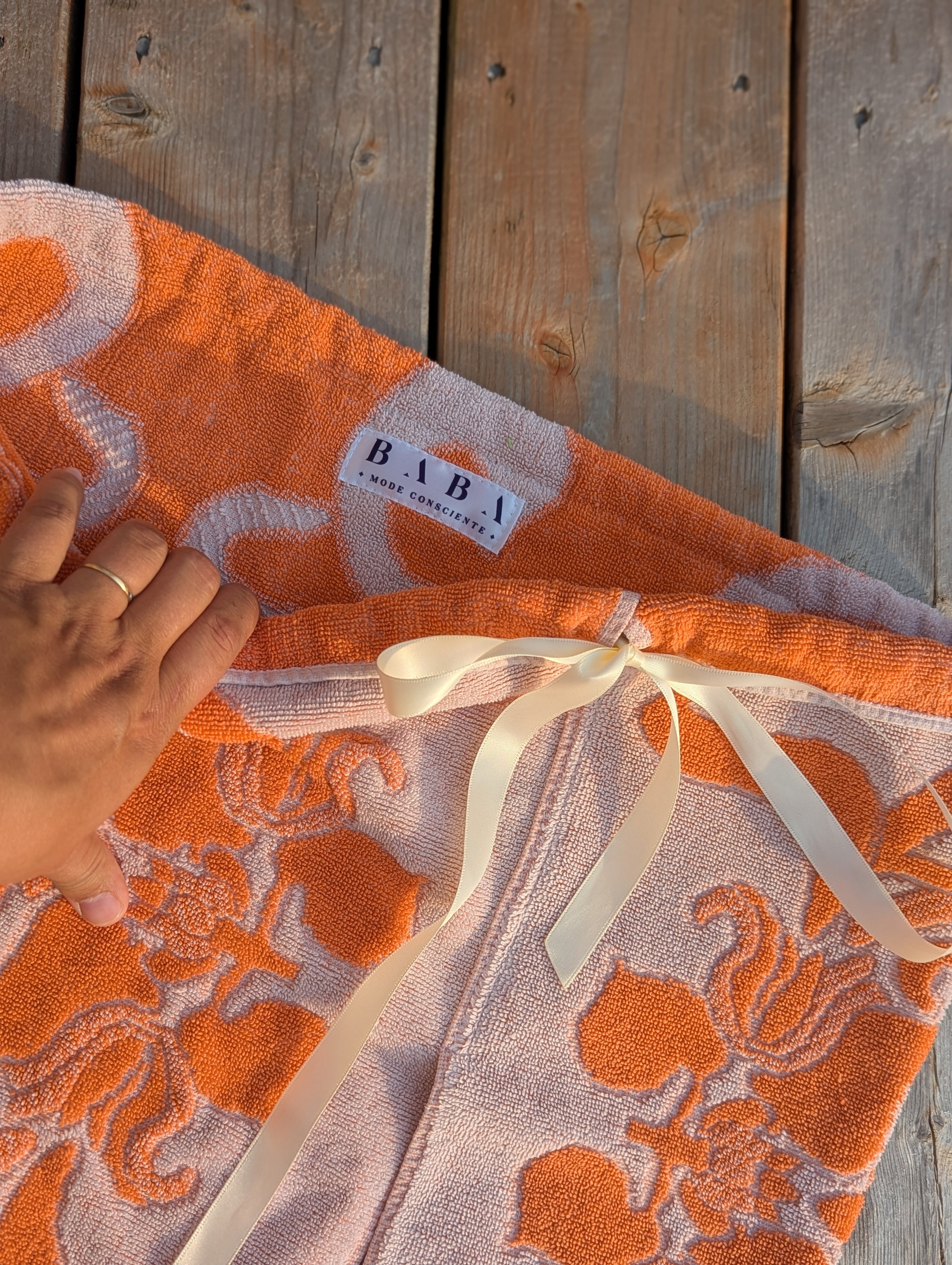 baba, vêtement fait main, mode consciente, artisan, québec, côte de beaupré, jupe, été, serviette
