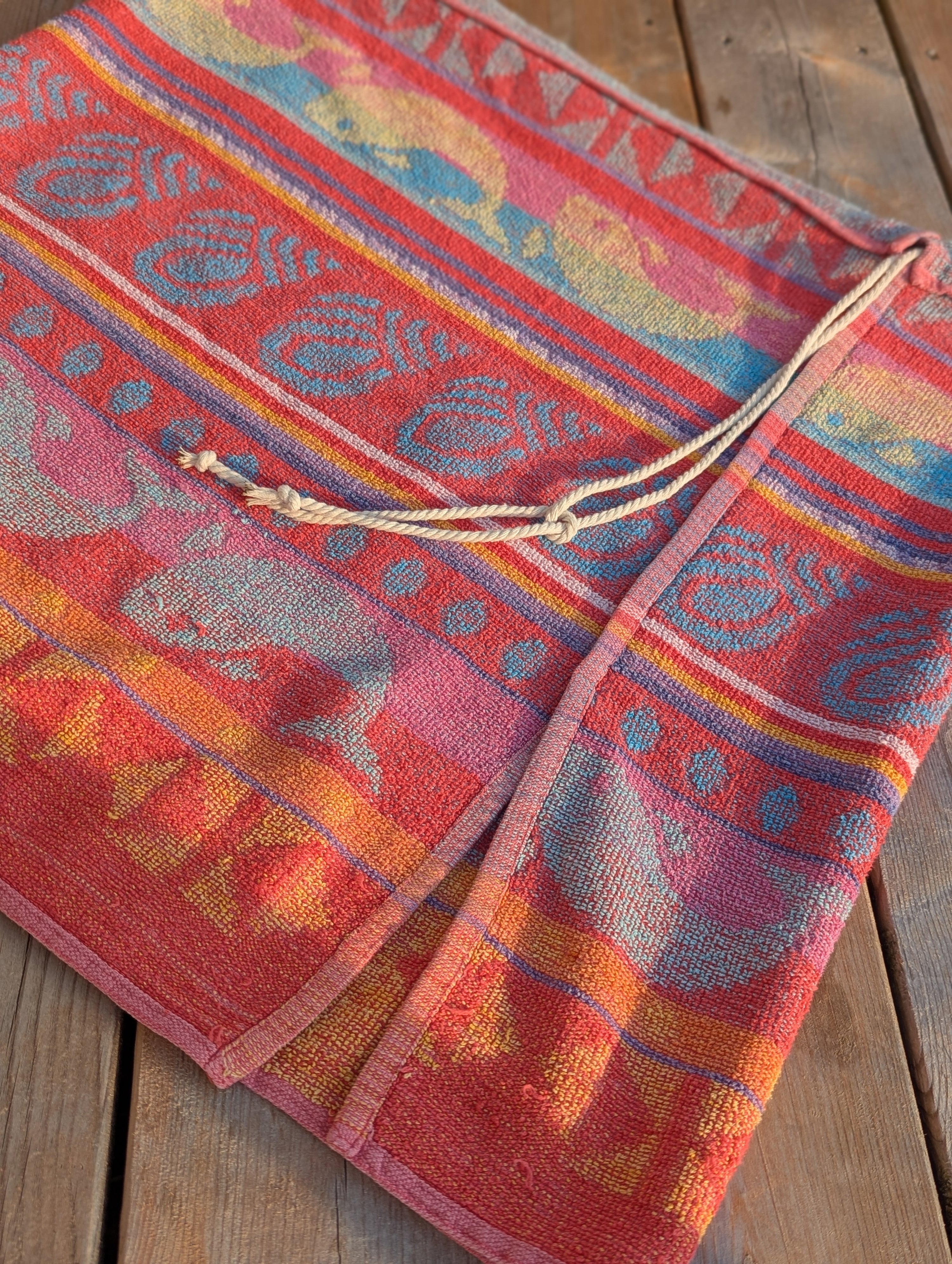 baba, vêtement fait main, mode consciente, artisan, québec, côte de beaupré, jupe, été, serviette
