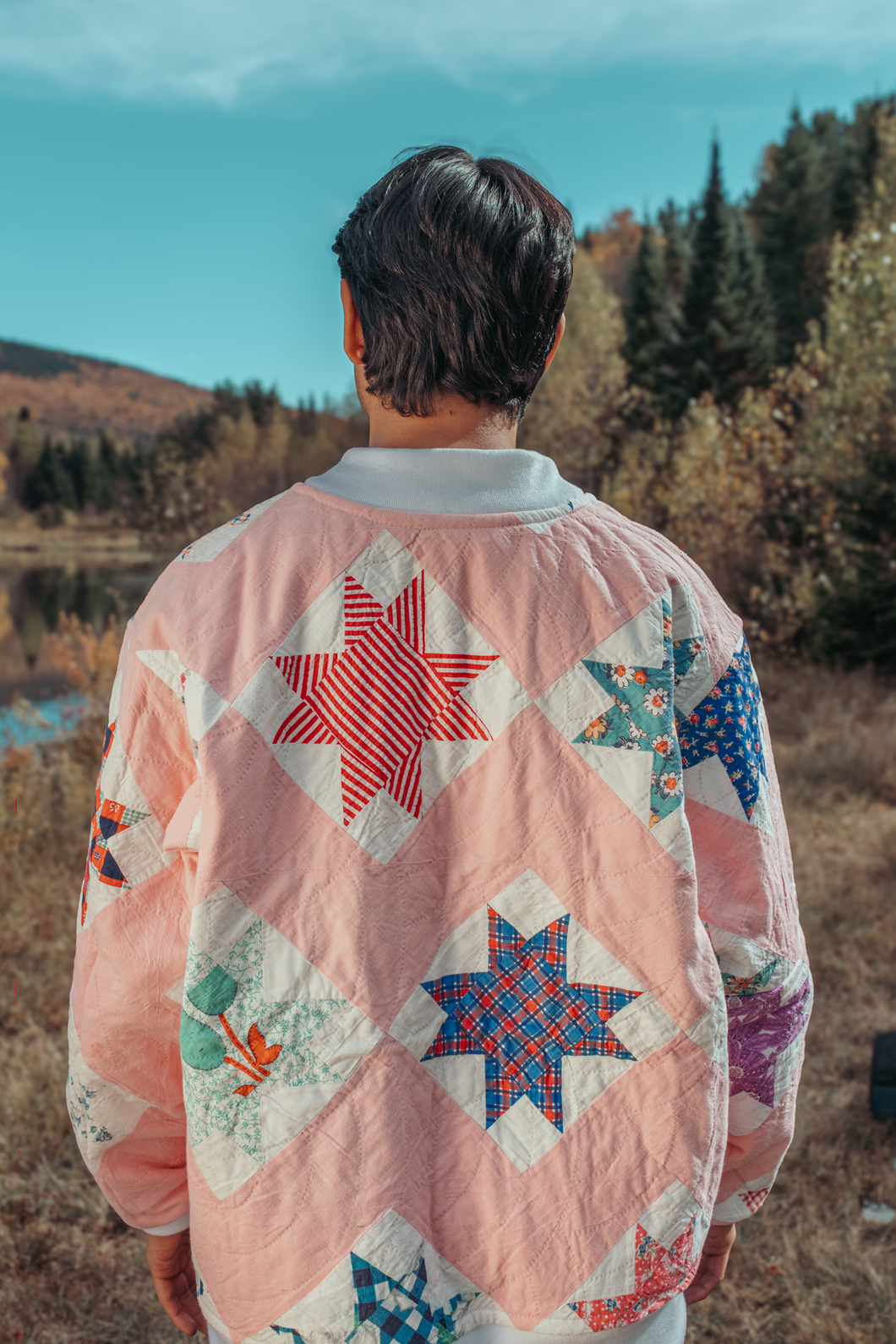 baba, vêtement fait main, quebec, artisan, local, mode consciente, quilt, crewneck