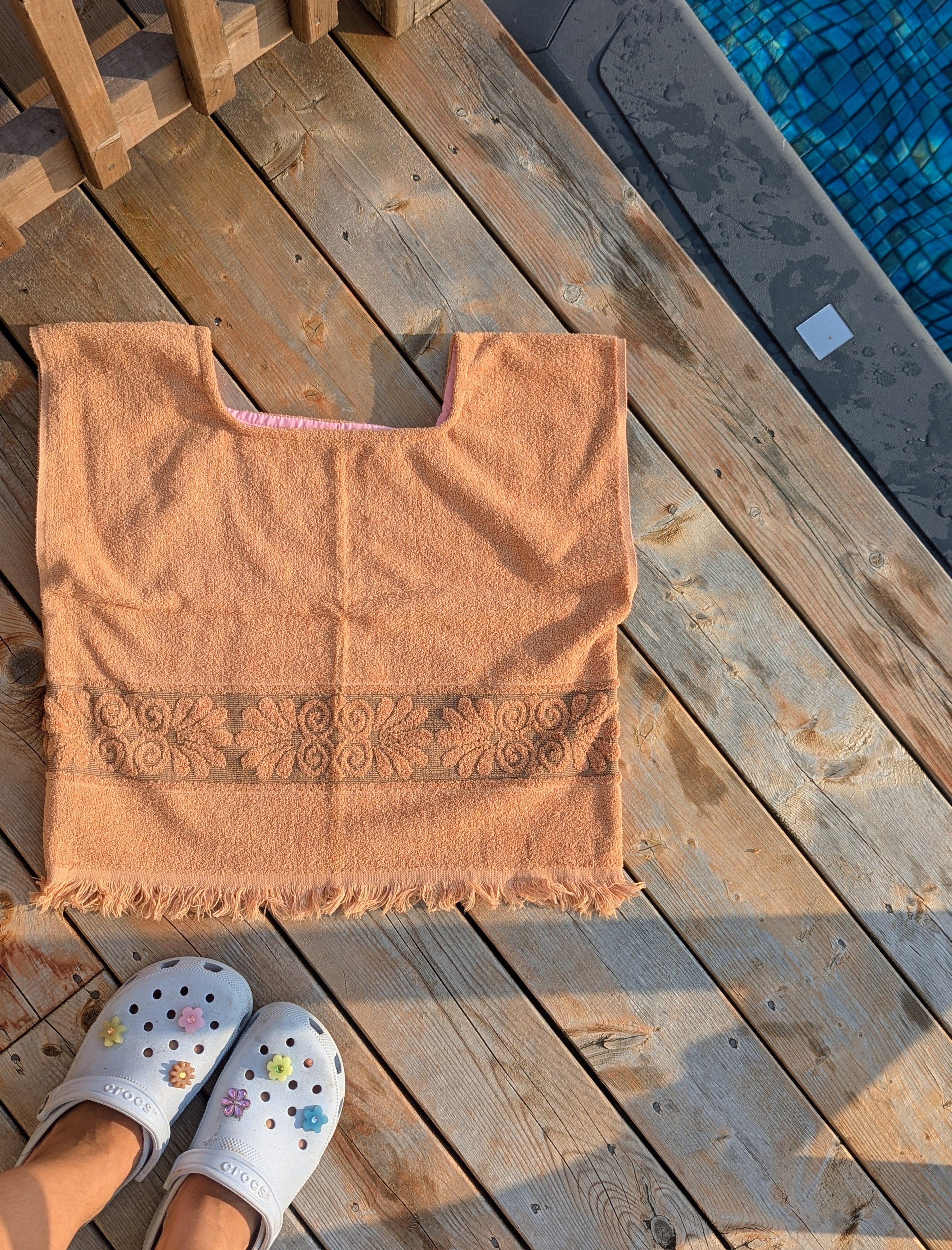 baba, vêtement fait main, mode consciente, artisan, québec, côte de beaupré, top, été, serviette
