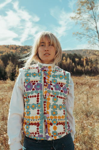 baba, vêtement fait main, quebec, artisan, local, mode consciente, bloom, veste